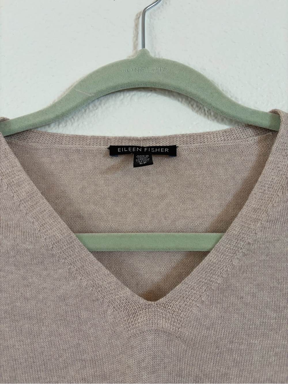 Eileen Fisher 100% merino wool knit sweater size s/p - Picture 2 of 8